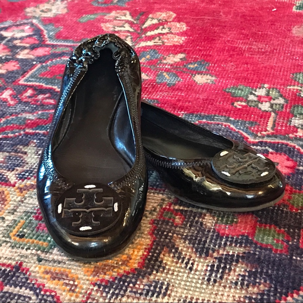 Tory Burch Reva Patent Leather  Ballet Flats 8